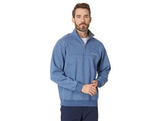 Columbia Hart Mountaintm II Half Zip Mens Long Sleeve Pullover Carbon Heather : 2XL, Cotton/Fleece/Polyester