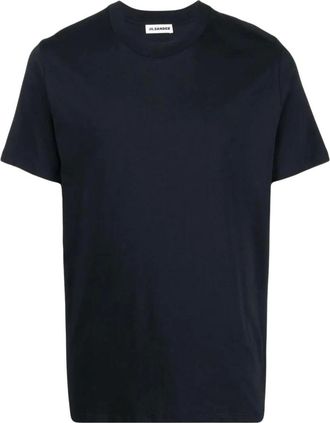 Jil Sander Hombre, Camisetas, Azul, Talla: S