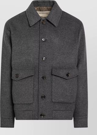 Valentino Garavani cashmere blend single breasted coat