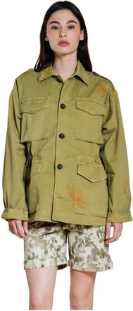 Mason's Florence New Jacket - Dames - Zomerjassen - Groen - M - Katoen - Jassen
