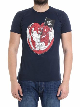 Vivienne Westwood Blue Heart World Unisex T-shirt