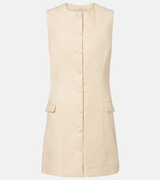 Faithfull The Brand Jane linen minidress