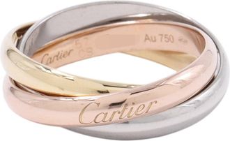 Cartier Trinity Yellow Gold (18K) Pink Gold (18K) White Gold (18K) Band Ring (Pre-Owned)