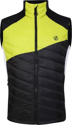 Dare 2B Dare 2B Heren Gendarme wollen gewatteerd gilet (Zwarte/groene algen)
