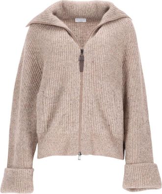 Brunello Cucinelli Brown Knitted Sweater