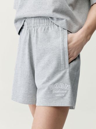Born Living Yoga Short Court Grey Melange