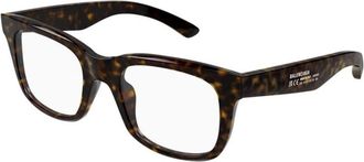 Balenciaga Vierkante Brillen - Heren - Brillen - Bruin - 52 MM - Accessoires