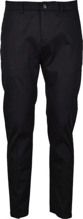 Department Five Katoen Elastaan Broek - Heren - Chinos - Zwart - W33 - Katoen - Broeken