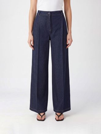 Max Mara Jeans Woman color Blue