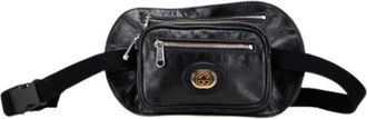 Gucci Pre-owned Belt Bags, female, Black, Size: ONE SIZE Pre-owned Vintage Leather Belt Bag