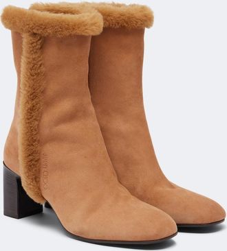 Jimmy Choo London Botines Daze de ante con borrego