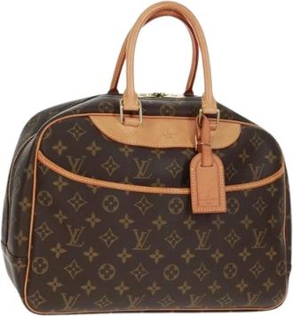 Louis Vuitton Pre-owned Vintage Canvas Handtas - Dames - Vintage Handtas - Bruin - ONE Size - Vintage