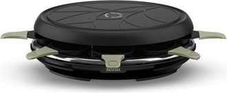 T-fal Aparato De Raclette Moderno Negro 945 W Dise&ntilde;o Ovalado