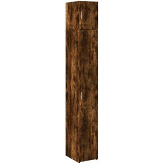 vidaXL Vidaxl - Mobile Sottile Rovere Fumo 30x42,5x225 cm in Truciolato