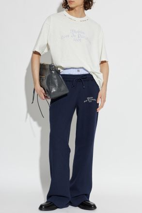 Misbhv T-shirt With Vintage Effect, Mens, White