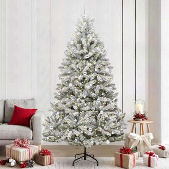 vidaXL &Aacute;rbol De Navidad Artificial Verde Y 240 Cm Pvc Y Metal