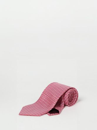 Ferragamo Silk Tie with Woven Print