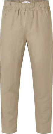 Sams&oslash;e & Sams&oslash;e Chinos, male, Beige, 2XL, Beige Trousers with Elasticated Waist