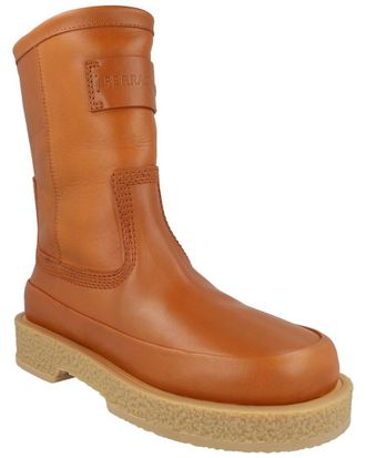Ferragamo Ferdi Leather Boot