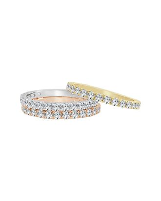 Sabrina Designs 14K Rose Gold 0.72 Ct. Tw. Diamond Half-Eternity Ring