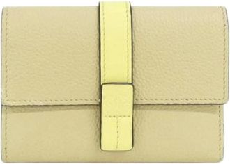 Loewe Pre-owned Wallets, female, Beige, Size: ONE SIZE Pre-owned Tri-fold Wallet