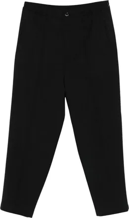Barena Broeken, Heren, Zwart, M, Straight Broeken