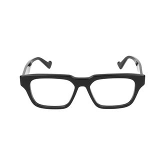 Gucci Zwart Transparante Bril Gg 0963O Stijl - Heren - Brillen - Zwart - 53 MM - Accessoires
