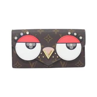 Louis Vuitton Pre-owned Wallets, female, Brown, Size: ONE SIZE Pre-owned Long wallet (bi-fold)