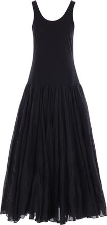 Co Flared midi-jurk - Zwart
