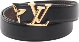 Louis Vuitton Pre-owned Belts, female, Black, Size: ONE SIZE Pre-owned Vintage Belt