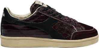 Diadora Heritage Court Lage Sneakers - Dames - Sneakers - Paars - 38 EU - Schoenen