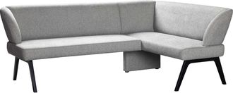 HOME AFFAIRE Eckbank »Aretha Küchenbank, Polsterbank, Esszimmerbank, Breite 215 cm« Moderne Bank in tollen Farben, Nosagfederung, anzahl Sitzplätze: 5