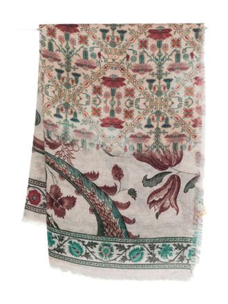 Pierre-Louis Mascia Printed Cashmere Scarf