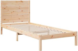 vidaXL Extra Long Bed Frame without Mattress 100x210 cm Solid Wood Vidaxl