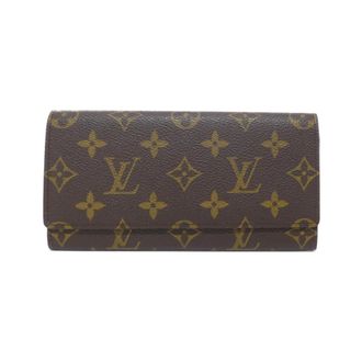 Louis Vuitton Brown Coated Canvas Long Bill Wallet (Bi-Fold) (Pre-Owned)