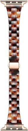 Posh Tech Autumn Resin Apple Watch Bracelet Watchband in Brown Tortoise at Nordstrom