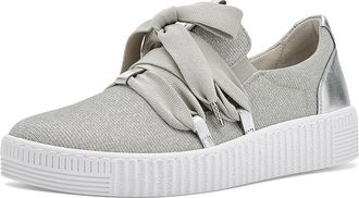 Gabor 83.333 Womens Shoes Silver : UK 8.5 (US Womens 11) B - Medium, Suede