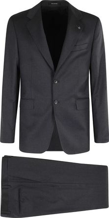 Tagliatore Napoli Suit - Heren - Business pakken - Grijs - S - Wol - Kostuums