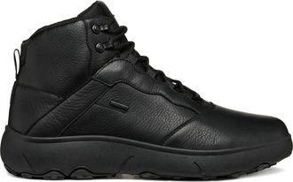 Geox lace-up boots - men - Calf Leather/Polyester/Fabric/Polyurethane/Rubber - 42 - Black