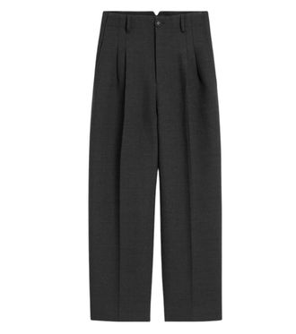 Ami Dark Grey High Rise Trousers