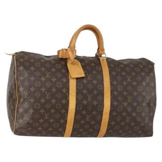 Louis Vuitton Vintage, unisex, Bruin, ONE Size, Pre-owned Weekendtas