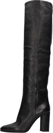 Strategia S5055 Skinnero - Dames - Laarzen met Hak - Zwart - 36 EU - Leer - Schoenen