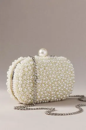Olga Berg Valentina Pearl Clutch