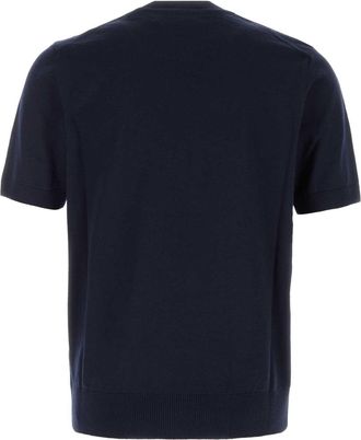 HUGO BOSS Cotton Sweater - Navy