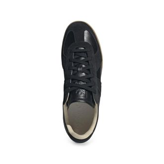 adidas Mens Leather Sneakers Black Calf Trainers