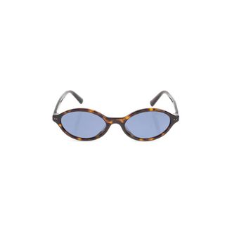Jimmy Choo London Sunglasses, female, Brown, Size: 51 MM Oval Sunglasses