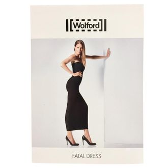 Wolford Fatal Dress Limited Edition Silver Shine Size XS