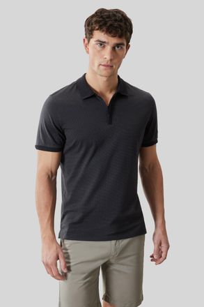 Robert Barakett Whistler Short Sleeve Covered Placket Polo