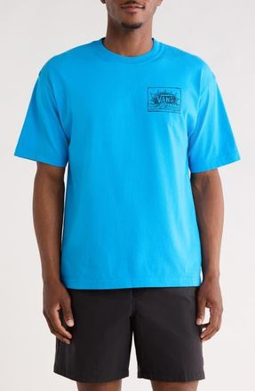 Vans Bright Day Cotton Graphic T-Shirt in Bright Azure at Nordstrom, Size Medium