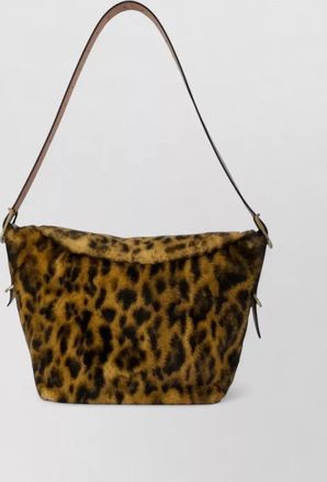 Zadig&Voltaire jane leo faux fur shoulder bag